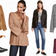 Imitation Suede Biker Jacket, $49 | Polarizing Sunglasses, $35 | Pointed Flats, $28 | Knit Sweater, $21 | Straight Regular Ankle Jeans, $28 | Short Flannel Shirt, $13 | Nubuck Shopper, $90
